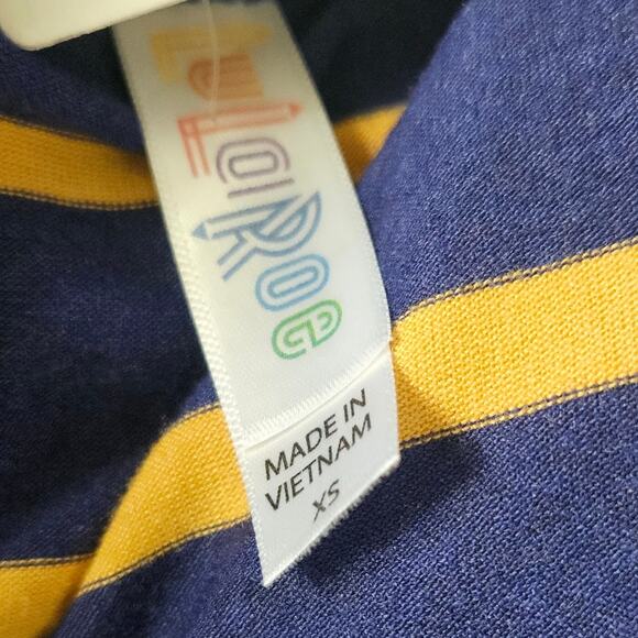 Oversized Striped Tee Size XS New with Tags - Picture 3 of 4